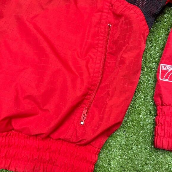 Detroit Red Wings Vintage 90s Logo 7 Jacket Men’s Size XL Red - Picture 3 of 9